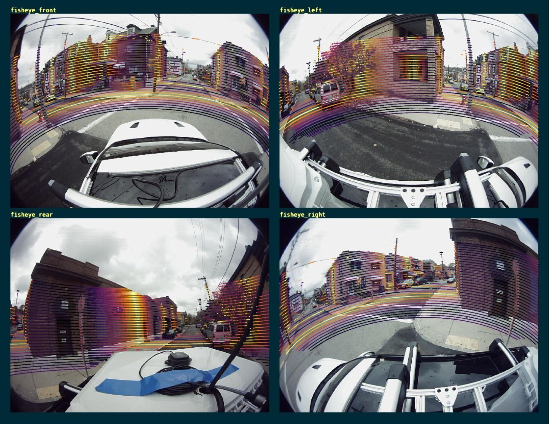 Example calibration validation- camera/lidar alignment