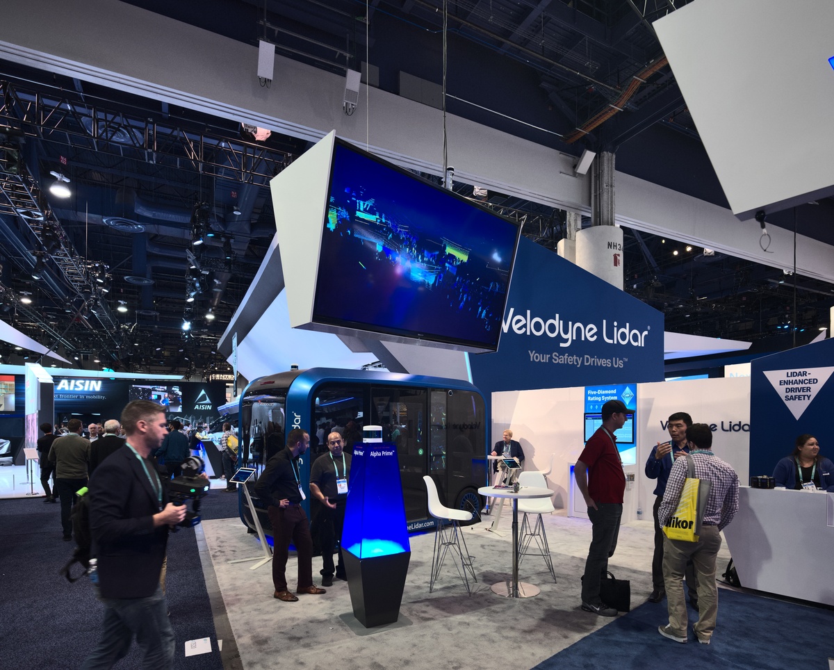 Velodyne booth at CES 2020