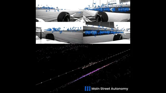 Camera localization of the MIT-PITT-RW Indy Autonomous racecar at the Texas Motor Speedway