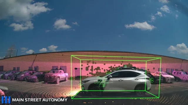 Sensor fusion on two autonomous vehicles, camera view